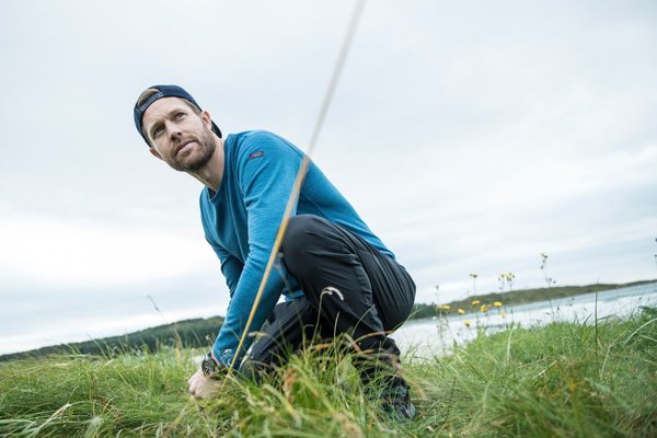 Pánské Merino triko Devold Breeze Merino 150 Shirt Man Modrá GO-181-221-A-258A 25/26