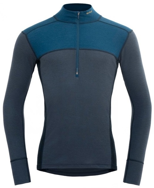 Pánský rolák Devold Lauparen Merino 190 Zip Neck Man GO 245 240 A 422A Flood/Night/Ink 25/26