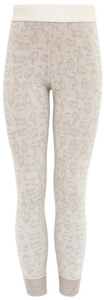 Dětské merino termo kalhoty Devold Duo Active Merino Longs Kid GO 243 106 A 010 A Raw White 25/26