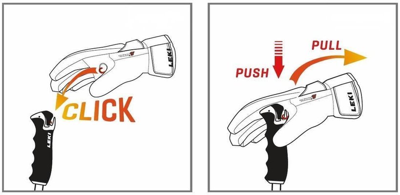 Dámské sjezdové hole Leki Stella S (65466704) 25/26