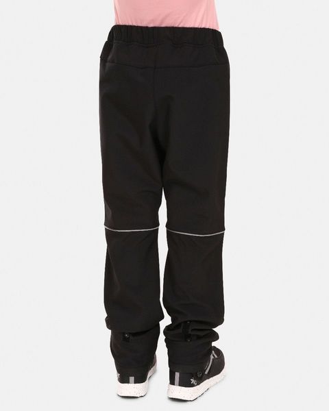 Dětské softshellové outdoorové kalhoty Kilpi RIZO-J černá ZJ0404KIBLK 25/26