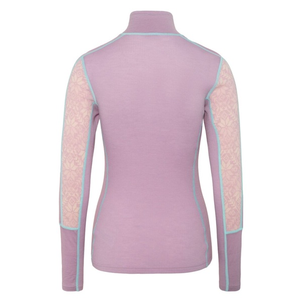 Dámské Merino Triko Kari Traa Anna Half Zip Bloom 623836 25/26