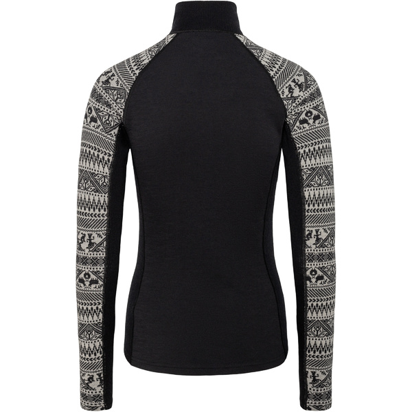 Dámské Merino Triko Kari Traa Tale Half Zip Black 623923 25/26