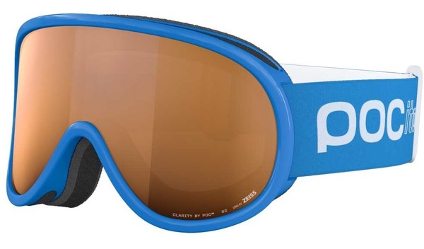 Dětské lyžařské brýle POC POCito Retina Fluorescent Blue/Partly Sunny Light Orange PC400679613 25/26
