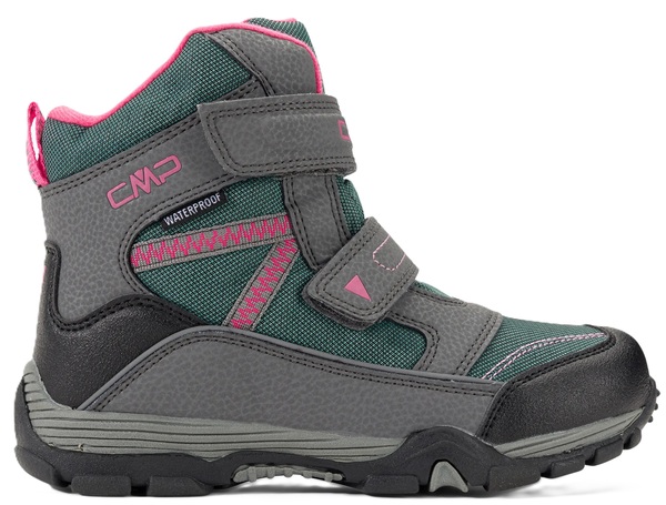 Dětské zimní boty CMP Kids Pyry WP Snow Boots Graphite-Aquamarine 38Q4514-14UF 25/26