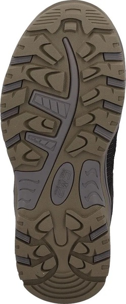 Dětské kotníkové trekové boty CMP Kids Kiruna Mid Fitgo Fleece WP Olive-Acido 3Q57894-36EU 25/26