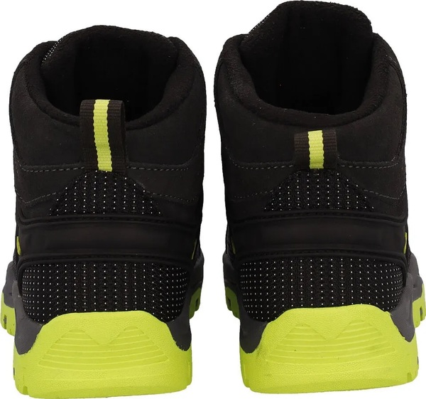 Dětské kotníkové trekové boty CMP Kids Kiruna Mid Fitgo Fleece WP Piombo-Acido 3Q57894-69ZU 25/26