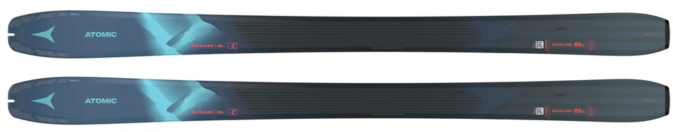 Skialpový set/Dámské lyže Atomic Backland 89 SL W + pásy Skin 88/89 Black + vázání ATK Kuluar 9 brake 91 mm KLR9BR.091