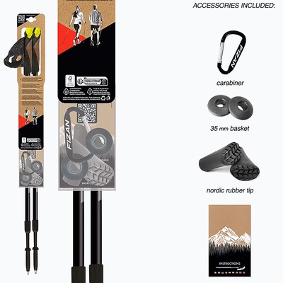 Nordic Walking hole Fizan NW Speed Yellow 100.042 25/26