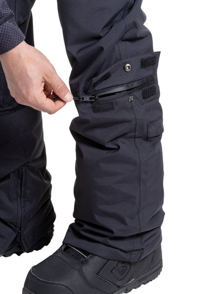 Pánské snowboardové kalhoty Meatfly Ghost Black 25/26