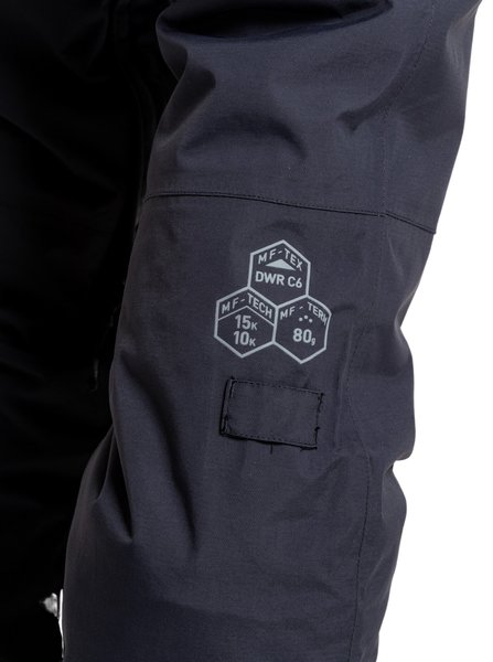 Pánské snowboardové kalhoty Meatfly Ghost Black 25/26