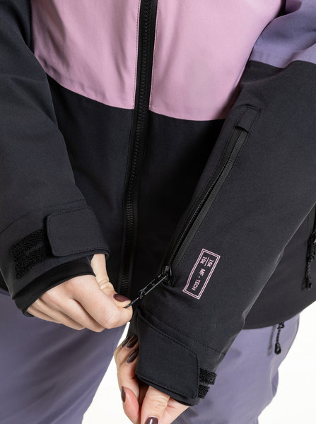 Dámská bunda Meatfly Kirsten Black/Purple Light 25/26