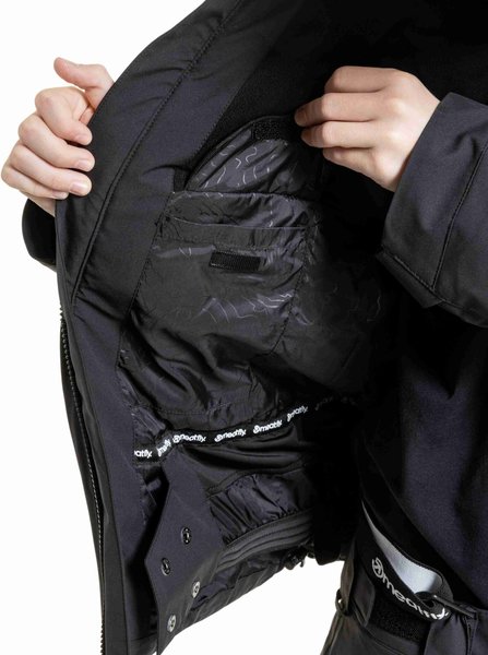 Dětská chlapecká bunda Meatfly Bangito Black 25/26