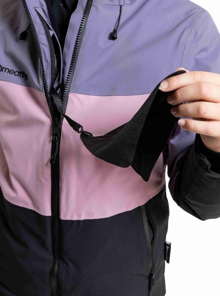 Dětská dívčí bunda Meatfly Deliah Black/Purple Light 25/26