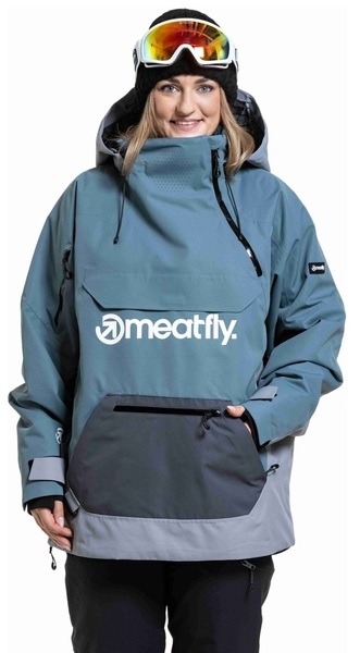 Zimní bunda Unisex Meatfly Maddie Blue Sea/Silver 25/26