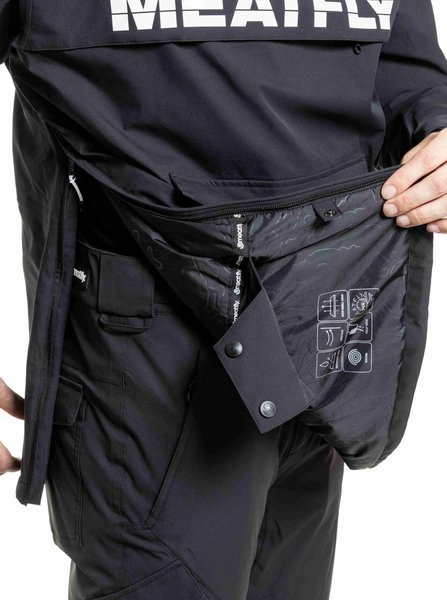 Pánská bunda Meatfly Zenith Black-Black 25/26