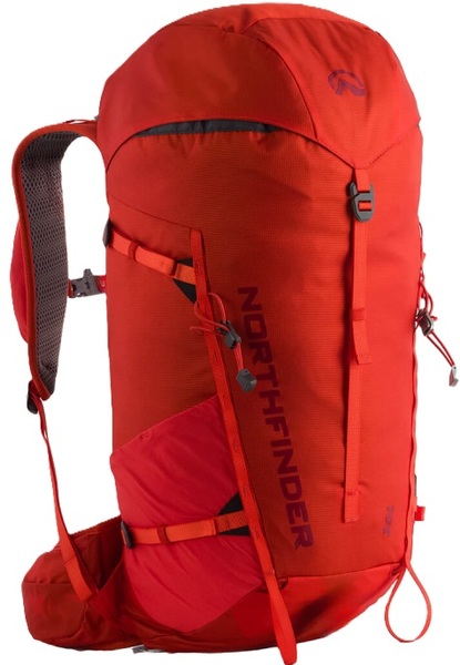 Turistický batoh Northfinder Annapurna 2 30 L BP-11091OR-363 Red Orange  26/27