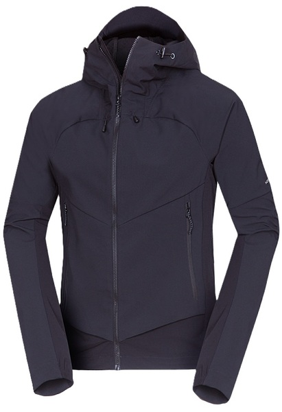 Pánská outdoorová softshellová bunda Northfinder Ciro BU-5297OR-269 Black 26/27