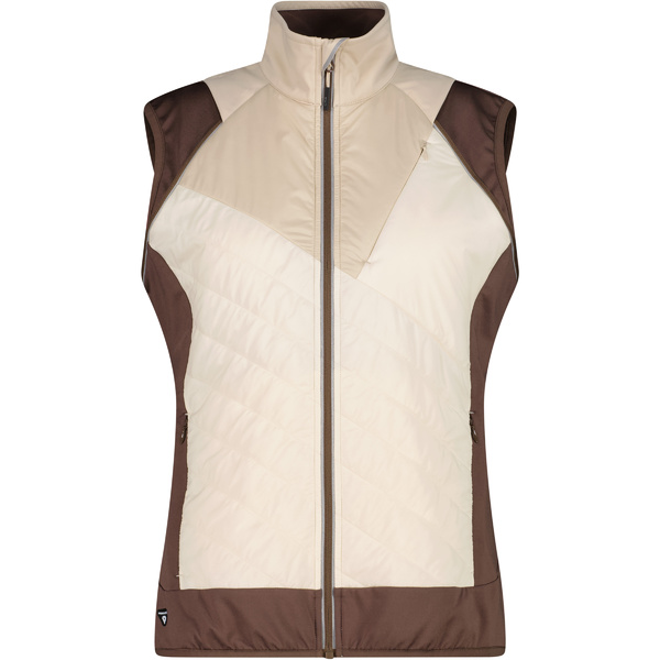 Dámská bunda s odepínacími rukávy  CMP Women's hybrid jacket 30A2276-P322 Cream 26/27