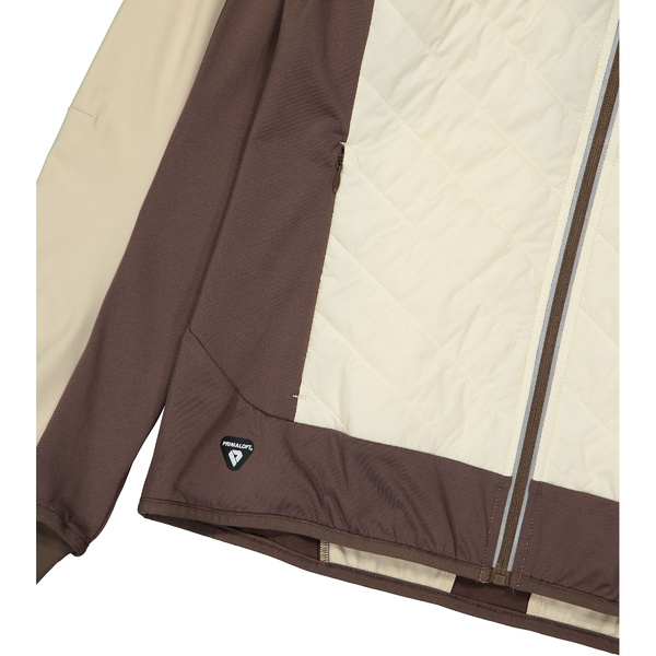 Dámská bunda s odepínacími rukávy  CMP Women's hybrid jacket 30A2276-P322 Cream 26/27