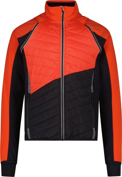 Pánská bunda s odepínacími rukávy CMP Campagnolo Men's Unlimitech hybrid jacket 30A2647-C451 Orange 26/27