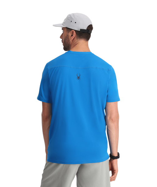 Pánské triko Spyder Arc Short Sleeve Tech Tee 38A011505 Cobalt 26/27