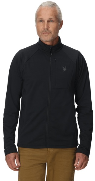 Mikina Spyder Gridweb Fleece Jacket Black 38A483500-BLK 26/27