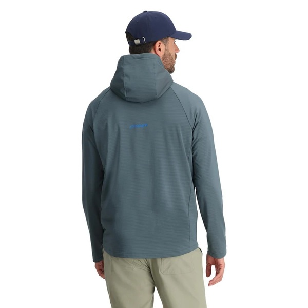 Mikina s kapucí Spyder Gridweb Fleece Hoodie Mens Slate Blue 38A031415 26/27