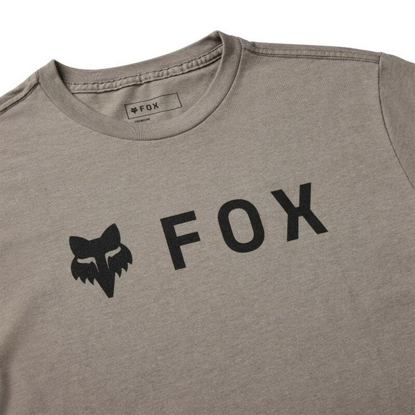 Pánské triko Fox Absolute 195 Original SS Tee Heather Graphite 39404-185 26/27