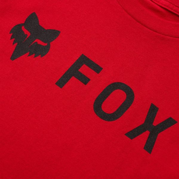 Dětské/Juniorské Triko Fox Youth Absolute Ss Tee Tibetan Red 39613-581 26/27